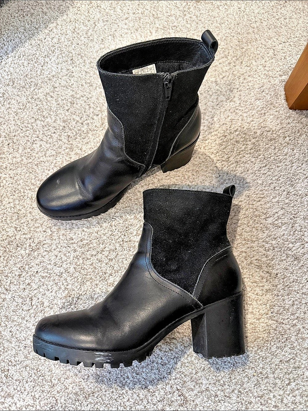 Soludos Ankle Boots Leather Black US 11
